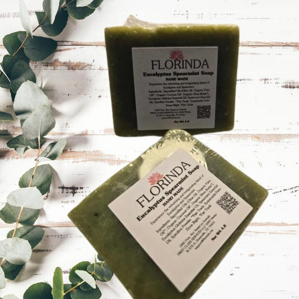 Florinda Beauty Eucalyptus Spearmint Soap - Picture 3 of 6